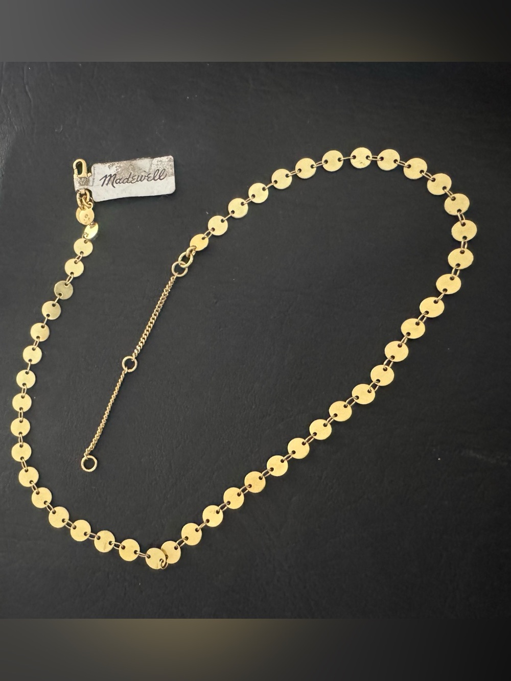 Madewell Gold Disc Necklace - Picture 2 of 3